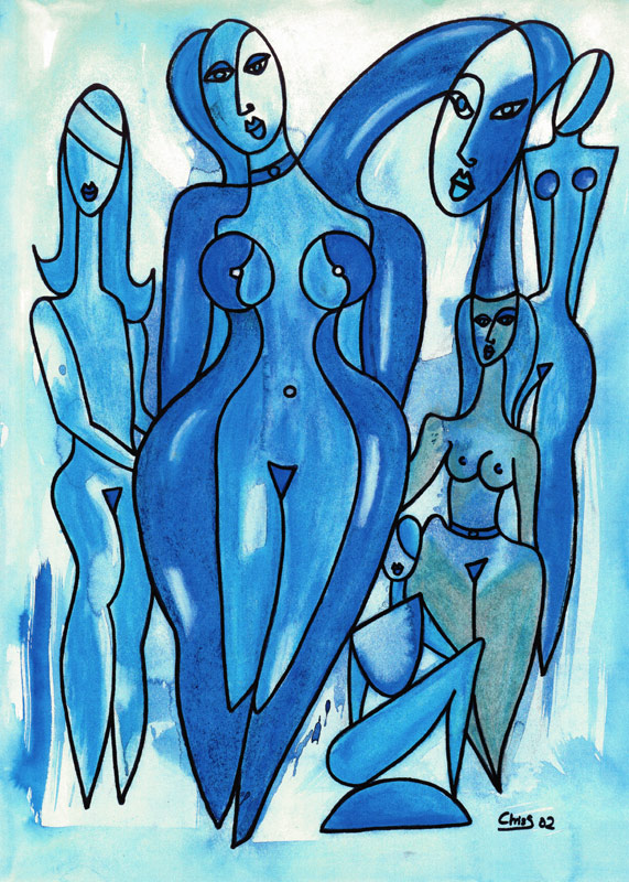 Blue sisters à Christine Schirrmacher 