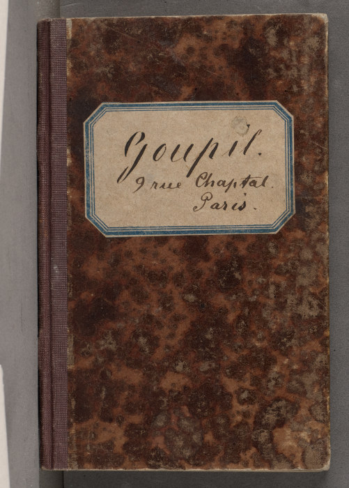 Verzeichnis der Werke für Goupil & Cie, Paris à Schreyer Adolf
