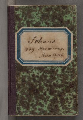 Verzeichnis der Werke für William Schaus, New York