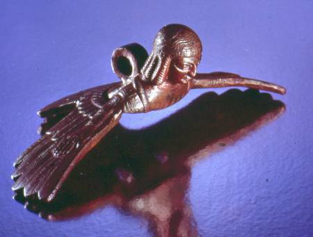 Cauldron handle, bird with the torso of a woman à Scythian