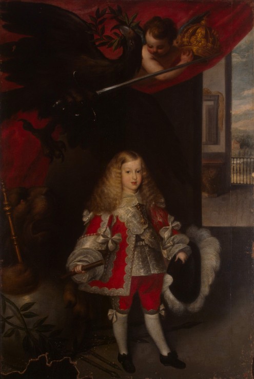 Portrait of Charles II of Spain as a Child à Sebastian de Herrera Barnuevo