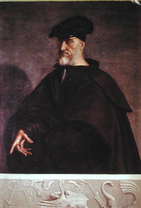 Portrait of Andrea Doria (1468-1560) à Sebastiano del Piombo