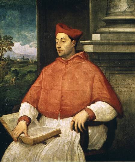 Portrait of Cardinal A. Pallavicini à Sebastiano del Piombo