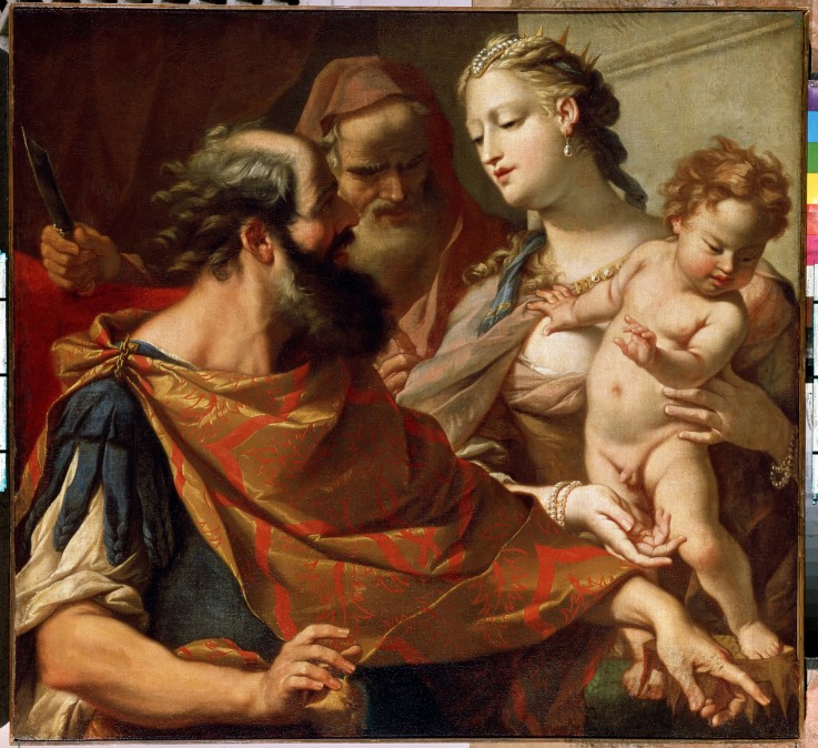 The Child Moses Trampling on the Pharaoh's Crown à Sebastiano Ricci
