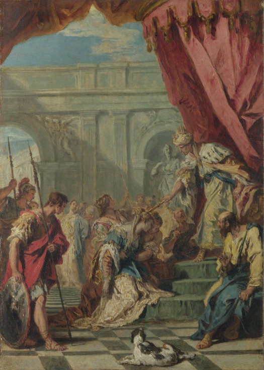 Esther before Ahasuerus à Sebastiano Ricci