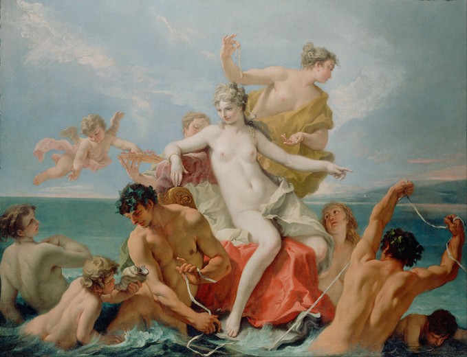 Triumph of the Marine Venus à Sebastiano Ricci