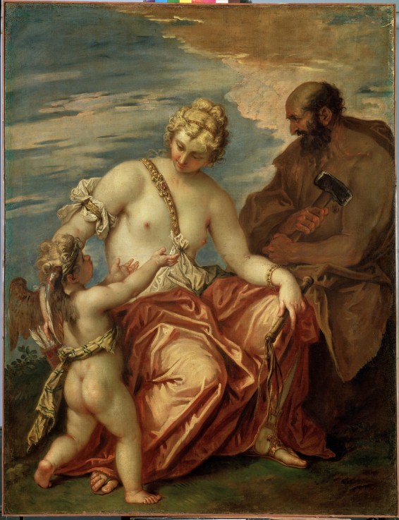 Venus, Vulcan and Cupid à Sebastiano Ricci