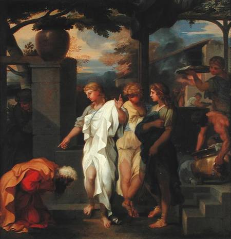 Abraham and the Three Angels à Sébastien Bourdon