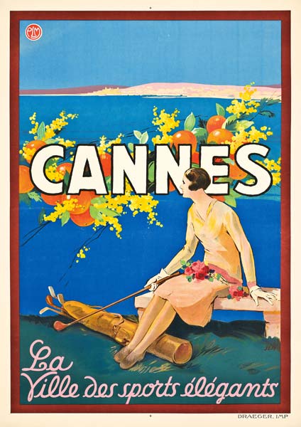 Affiche publicitaire, Cannes à Sem
