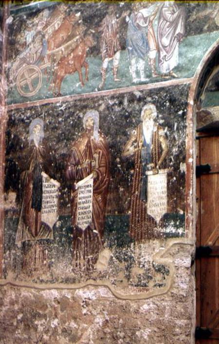 Detail from the Dormition of the Virgin à École serbe