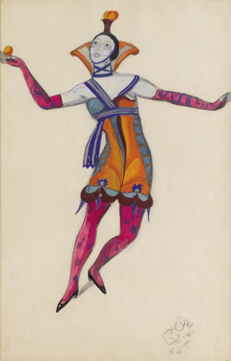 Costume design for the play "The Venetian Madcaps" by M. Kuzmin à Sergei Jurijewitsch Sudeikin