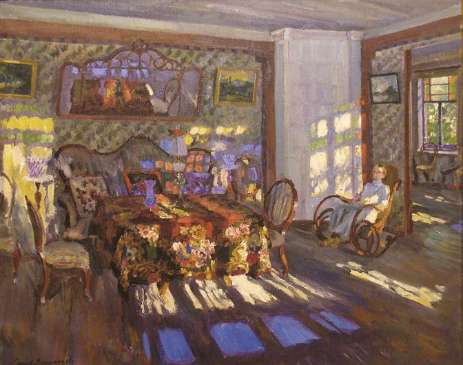 Sunlight through coloured Glass Windows à Sergej Arsenjewitsch Winogradow