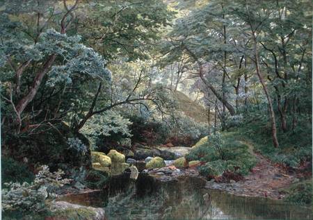 A Woodland Stream à S.G. Williams Roscoe