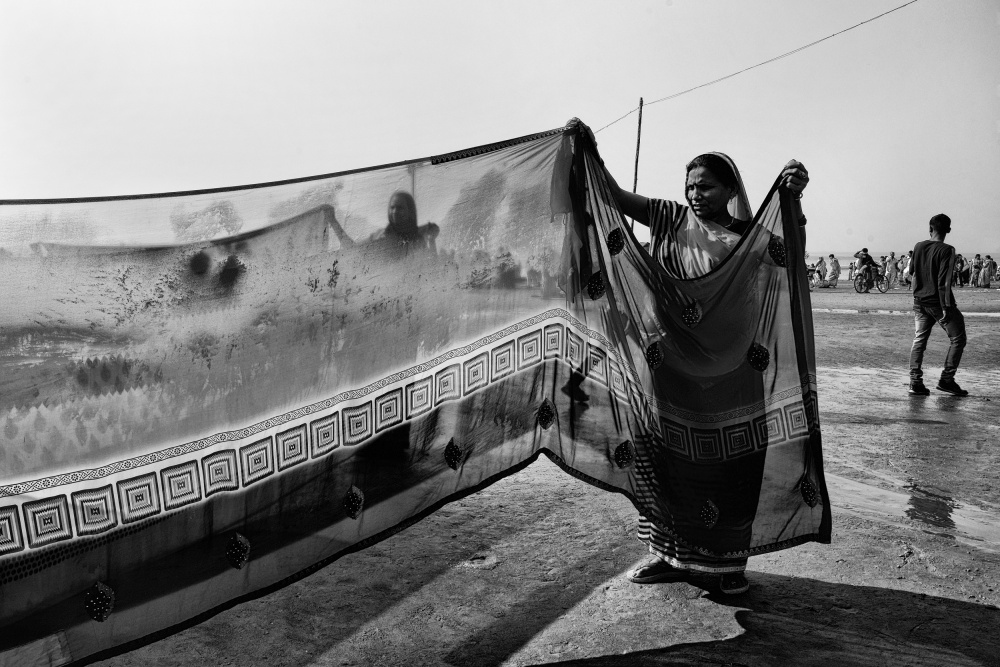 Saree Drying3 à Shaibal Nandi