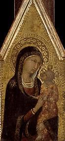 Marie avec l'enfant à Sienesisch