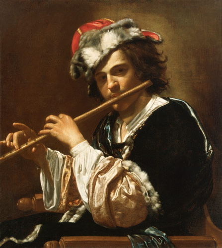 Der Flötenspieler. à Sigismondo Coccapani