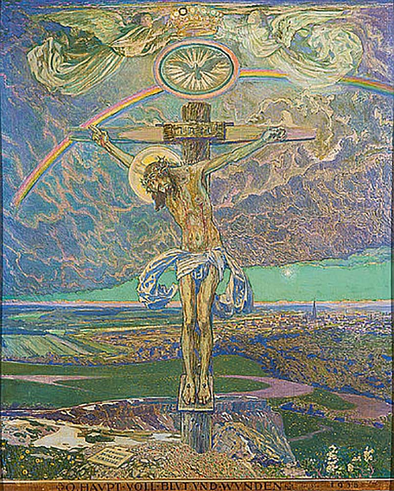 Christ on the cross à Sigmund Walter Hampel