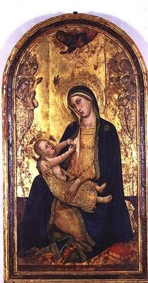 Madonna and Child (tempera on panel) à Silvestro dei Gherarducci
