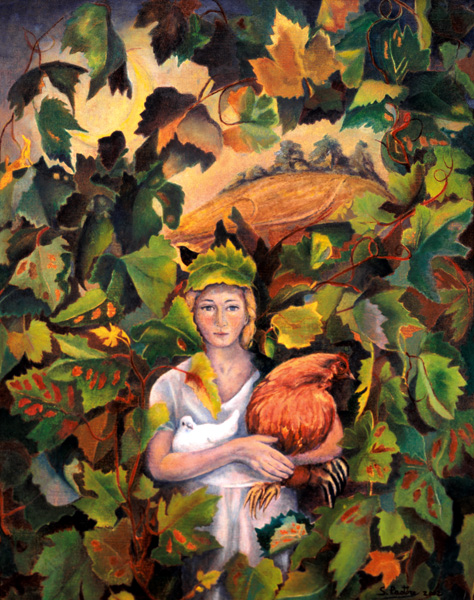 Ceres, 2002 (oil on canvas)  à Silvia  Pastore