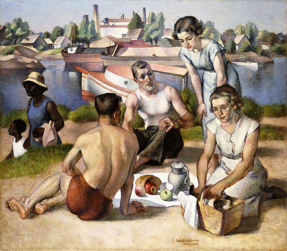 The Picnic, 1934-1935 à Simka Simkhovitch