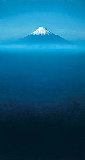 Mount Fuji (oil on canvas)  à Simon  Cook