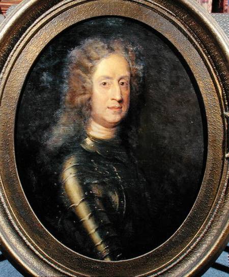 Portrait of General James Edward Oglethorpe (1696-1785) founder of the State of Georgia, copy of ori à Simon Francois Ravenet