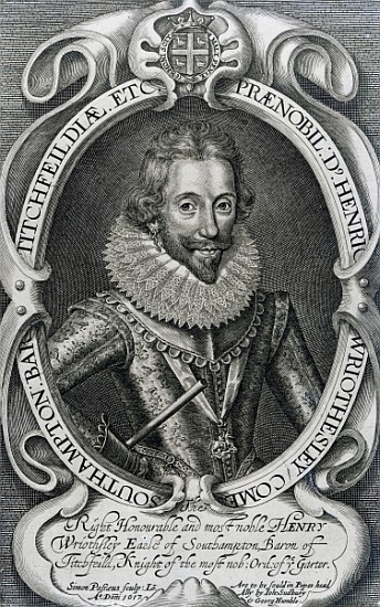 Henry Wriothesley, 3rd Earl of Southampton à Simon Van de Passe