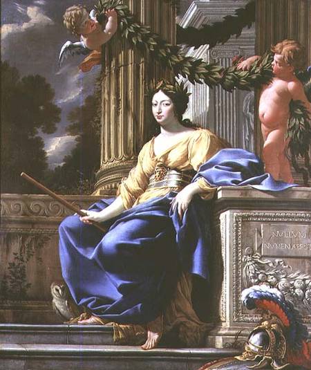 Allegorical portrait of Anne of Austria à Simon Vouet