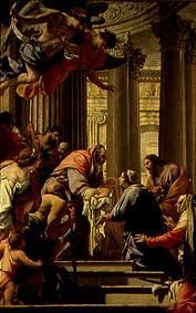 l'offrande de Jesus dans le temple à Simon Vouet