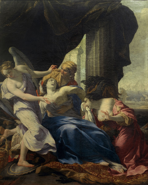 Death of Dido / Simon Vouet / Painting à Simon Vouet