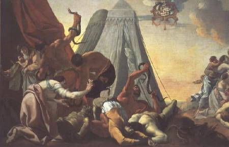 Israelites Afflicted with the Brazen Serpent à Simon Vouet