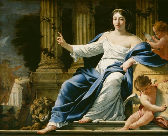 Polymnia, the Muse of Eloquence à Simon Vouet