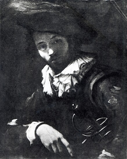Portrait of a mercenary, 1621-25 à Simon Vouet