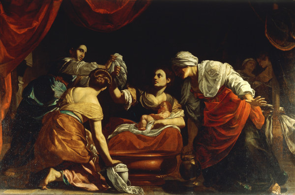 S.Vouet / Birth of Mary à Simon Vouet