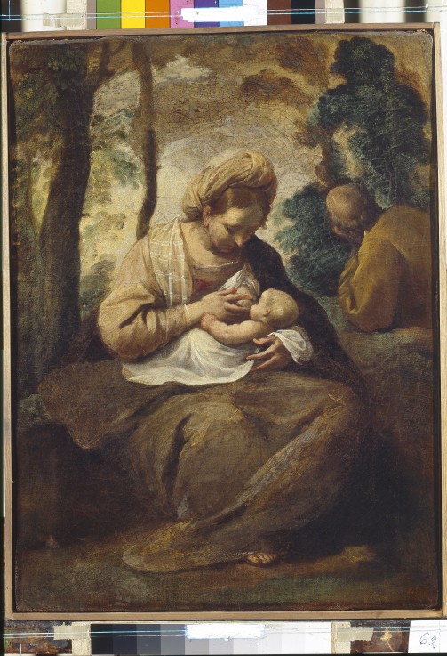 Rest on the Flight into Egypt à Simone Cantarini