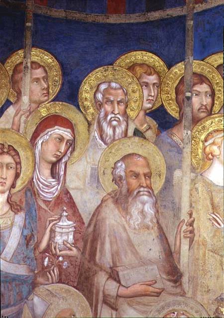 Maesta, detail of saints à Simone Martini