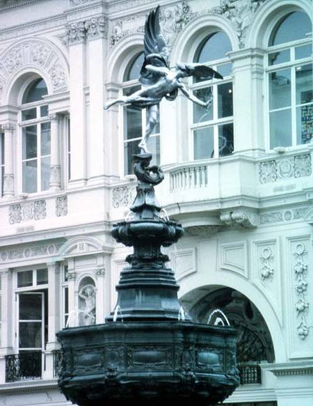 Eros (The Angel of Christian Charity), at Piccadilly Circus, London à Sir Alfred Gilbert