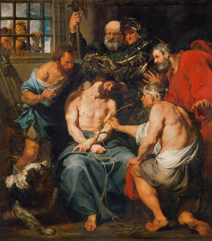 la couronne d'épines du Christ. à Sir Anthonis van Dyck