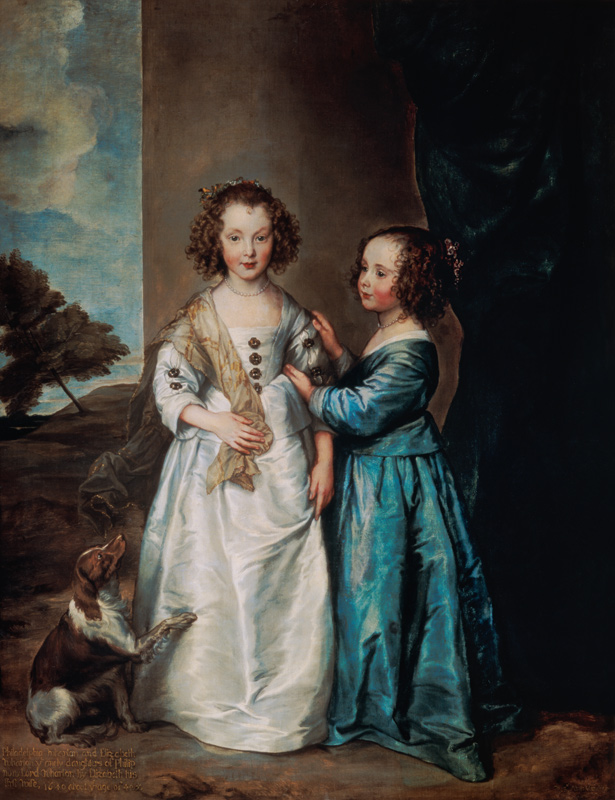 Portrait of Elizabeth and Philadelphia Wharton à Sir Anthonis van Dyck