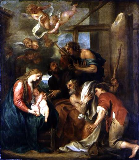 Adoration of the Shepherds à Sir Anthonis van Dyck