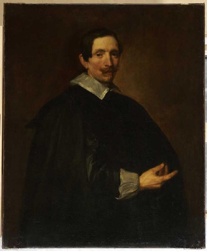 Bildnis des Hendrik du Bois (1589-1646), Künstler und Kunsthändler. à Sir Anthonis van Dyck
