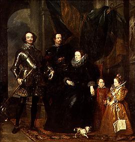 portrait de la famille Lomellini à Sir Anthonis van Dyck