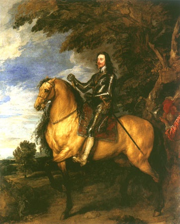 Charles l. à cheval à Sir Anthonis van Dyck