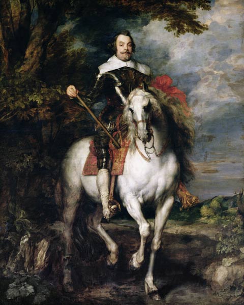 Equestrian Portrait of Don Francisco de Moncada (1586-1635) à Sir Anthonis van Dyck