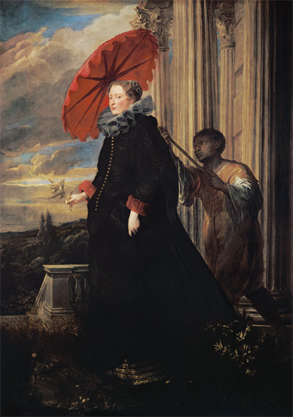 Marchesa Elena Grimaldi, Femme du Marchese Nicola Cattaneo à Sir Anthonis van Dyck