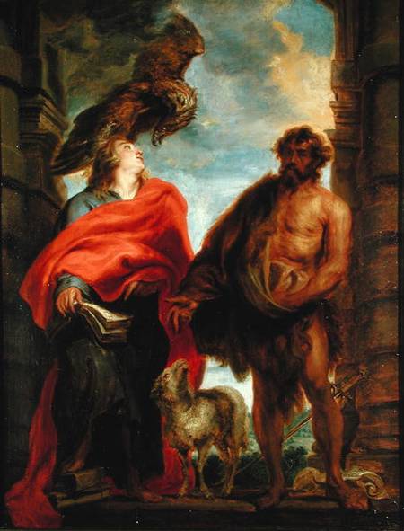 St. John the Baptist and St. John the Evangelist à Sir Anthonis van Dyck