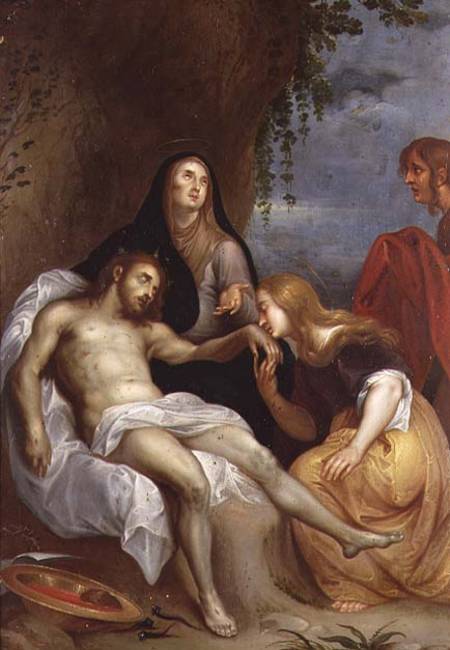 The Lamentation (panel) à Sir Anthonis van Dyck