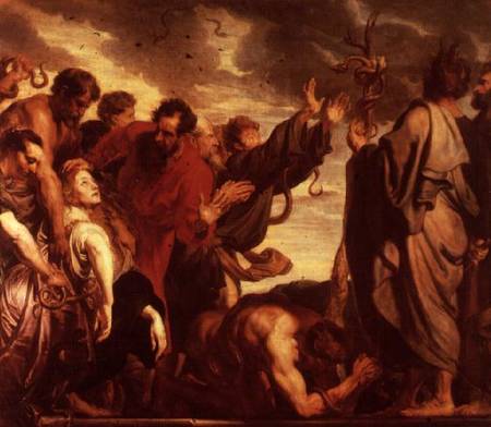 Moses and the Brazen Serpent à Sir Anthonis van Dyck