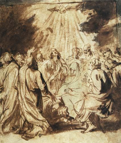 Pentecost à Sir Anthonis van Dyck