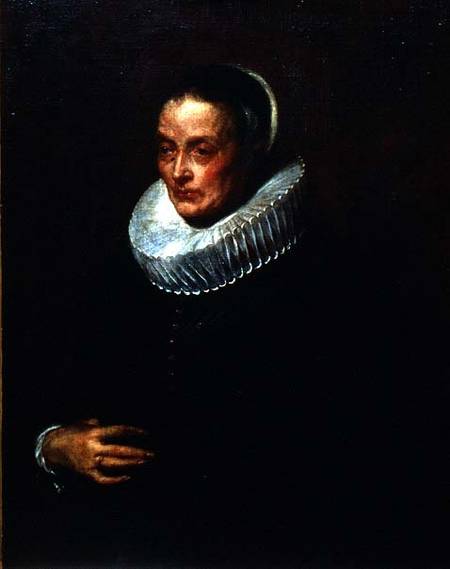 Portrait of the mother of the artist Justus Sustermans à Sir Anthonis van Dyck